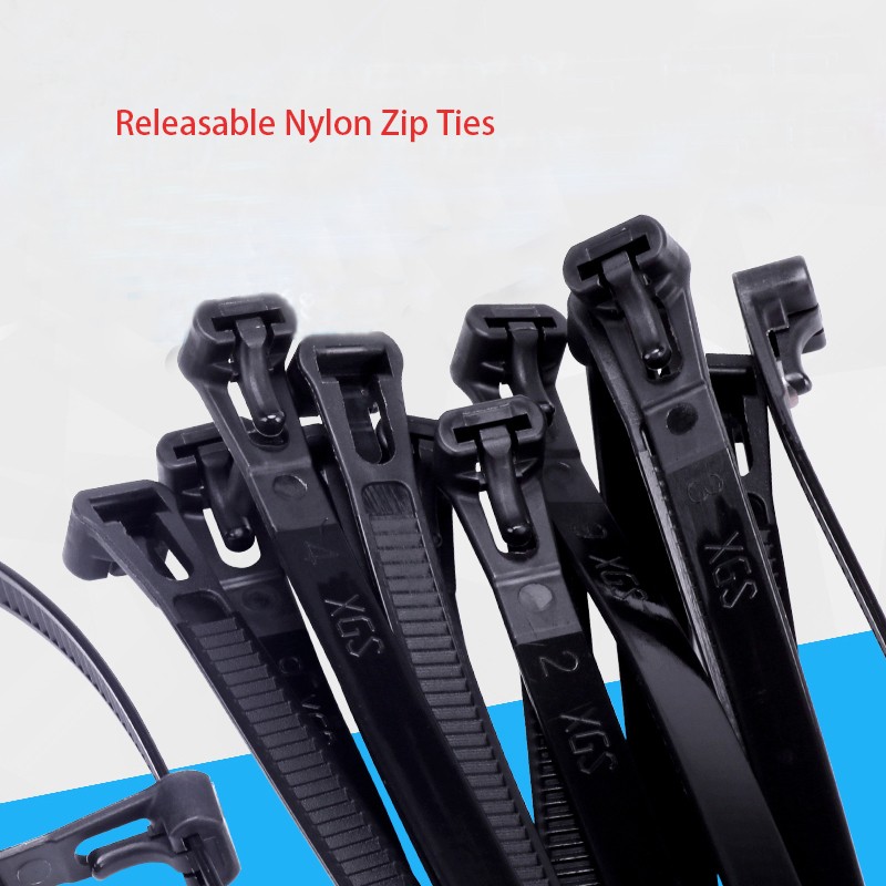 20pcs/lot 5*200/8*150/8*200/8*250/8*300/8*400/8*450mm 8/6/8/10/12/16/18 inch rechargeable nylon zip ties belt cable ties reusable