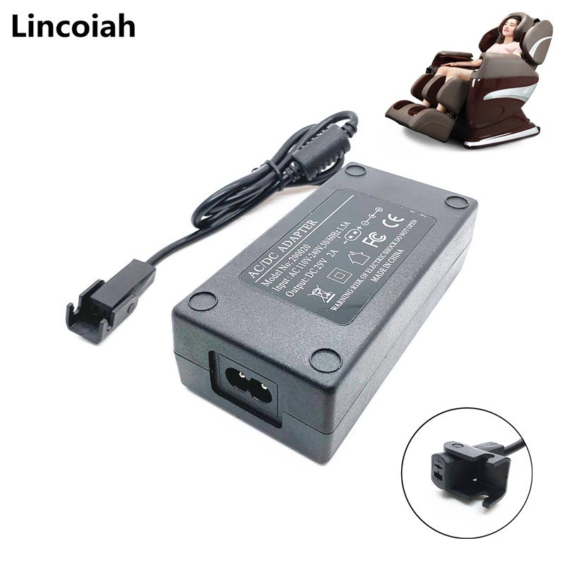 Chair Power Supply AC/DC Switching Power Supply Adapter 2 Pin 29V 2A Adapter for Lifting Chair or Power Chair limos OKIN