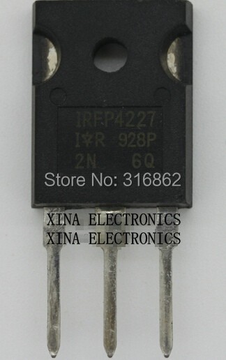 IRFP4227PBF IRFP4227 130A 200V إلى-247 بنفايات الأصلي 5 قطعة/الوحدة شحن مجاني الالكترونيات تكوين عدة