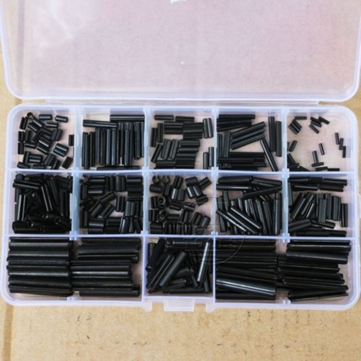 A variety of metal tools, separate steel dowel tension pin, 360 pieces