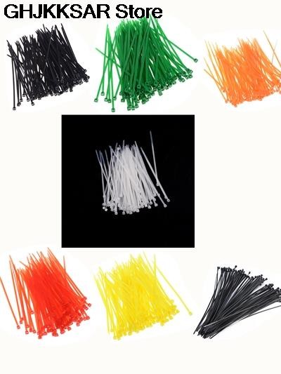 High Quality Black/Red/Yellow/Blue/Green Cable Ties Zip Tie Network Wire Cable Zip Tie Cord