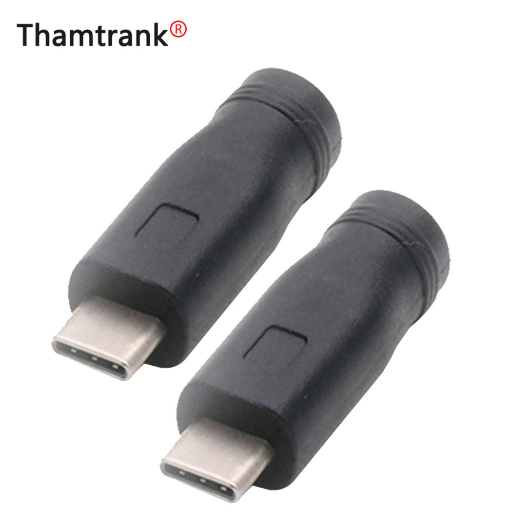 10pcs DC Type-c 5.5*2.1 Female Connector to 5521 Female Power Jack DC Power Conector 5.5 x 2.1 Adapter USB Type C Adapter