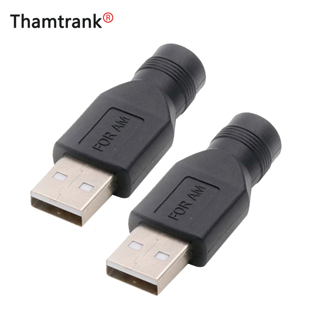 10pcs USB Type Male Plug to 5521 DC Connector 2.1*5.5mm Power Jack DC Power Connector 5.5 x 2.1 Adapter High Quality