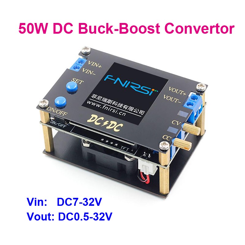 50W Variable DC Boost / Potentiometer CC CV 0.5-30V Adjustable Regulated Voltmeter Adjustable Power Supply Module