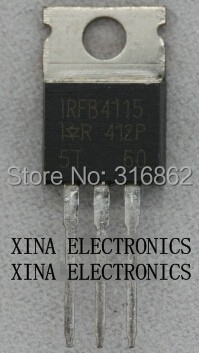 IRFB4115GPBF IRFB4115G IRFB4115 150V 104A TO-220 ROHS Original 10pcs/lot Free Shipping Electronics Configuration Kit