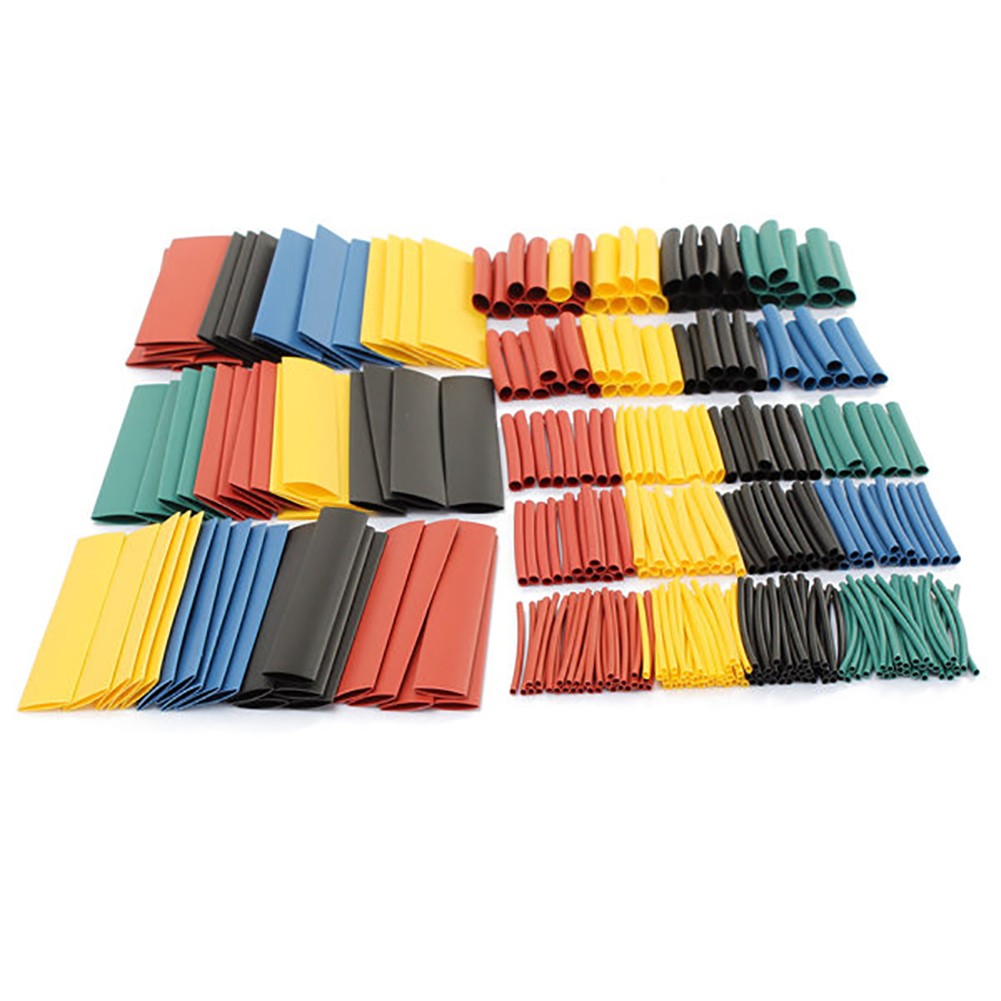 Durable Home Assorted Sleeving Anti Corrosion Polyolefin Flexible Halogen Free Eco Friendly Colorful 2:1 Heat Shrink Tube