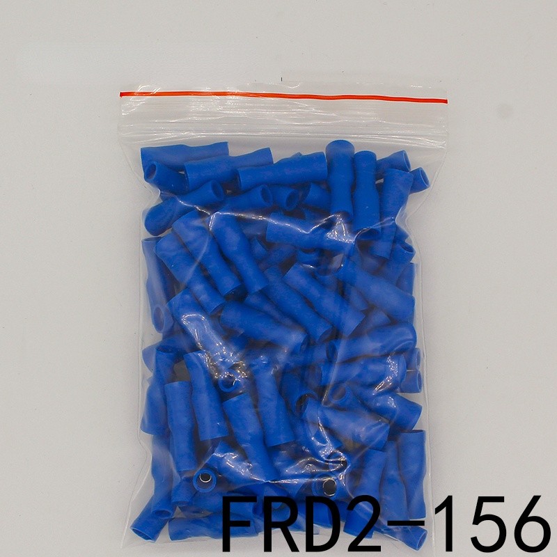 FRD2-156 FRD2.5-156 100pcs Bullet Shaped Female Insulating Joint Wire Connector Electrical Crimp Terminal AWG16-14 FRD