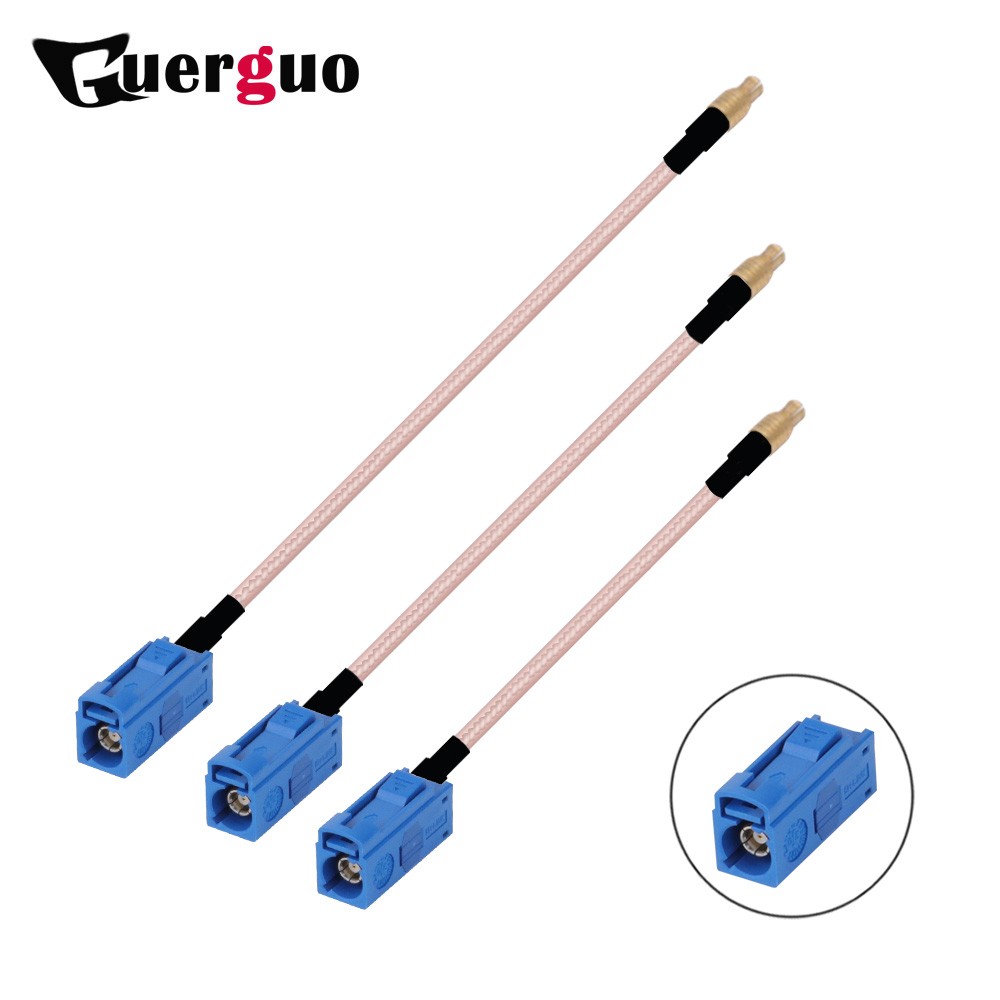 10pcs RG316 RF Coaxial Cable With MCX Male Connector To Fakra C Female Connector For Car GPS Antenna Pigtail 10/15/20/30/50cm 1M