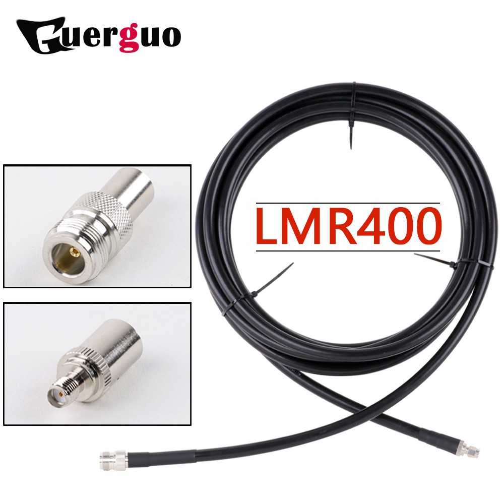 LMR400 Cable N Female to SMA Female 50 Ohm RF Coax Extension Jumper Pigtail for 4G LTE Cellular Amplifier Phone Signal Booster