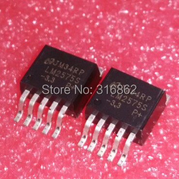 LM2575SX-3.3 LM2575S-3.3 LM2575S LM2575 3.3V إلى-263-5 20 قطعة/الوحدة شحن مجاني مكونات إلكترونية عدة