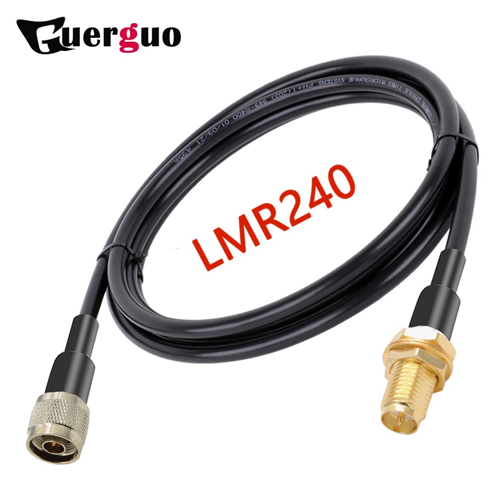 30cm~50m 4g 5g LTE Extension Cord RP-SMA Female to N Male Plug RF Adapter Cable LMR240 Cable 50ohm 50-4 Coaxial Pigtail Jumper