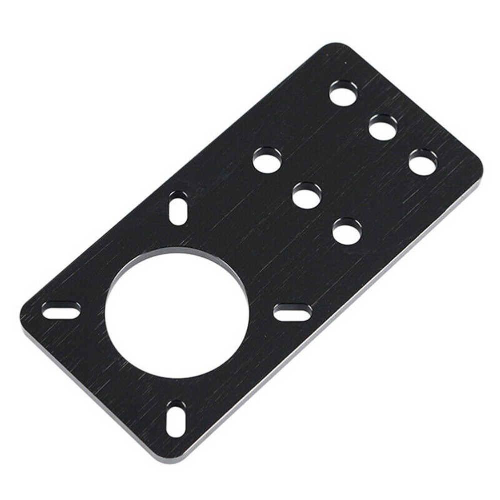 Static Durable Stepper Aluminum Alloy Desk V Slot Black CNC Machine Universal Motor Mount Plate Bracket for Openbuilds NEMA17