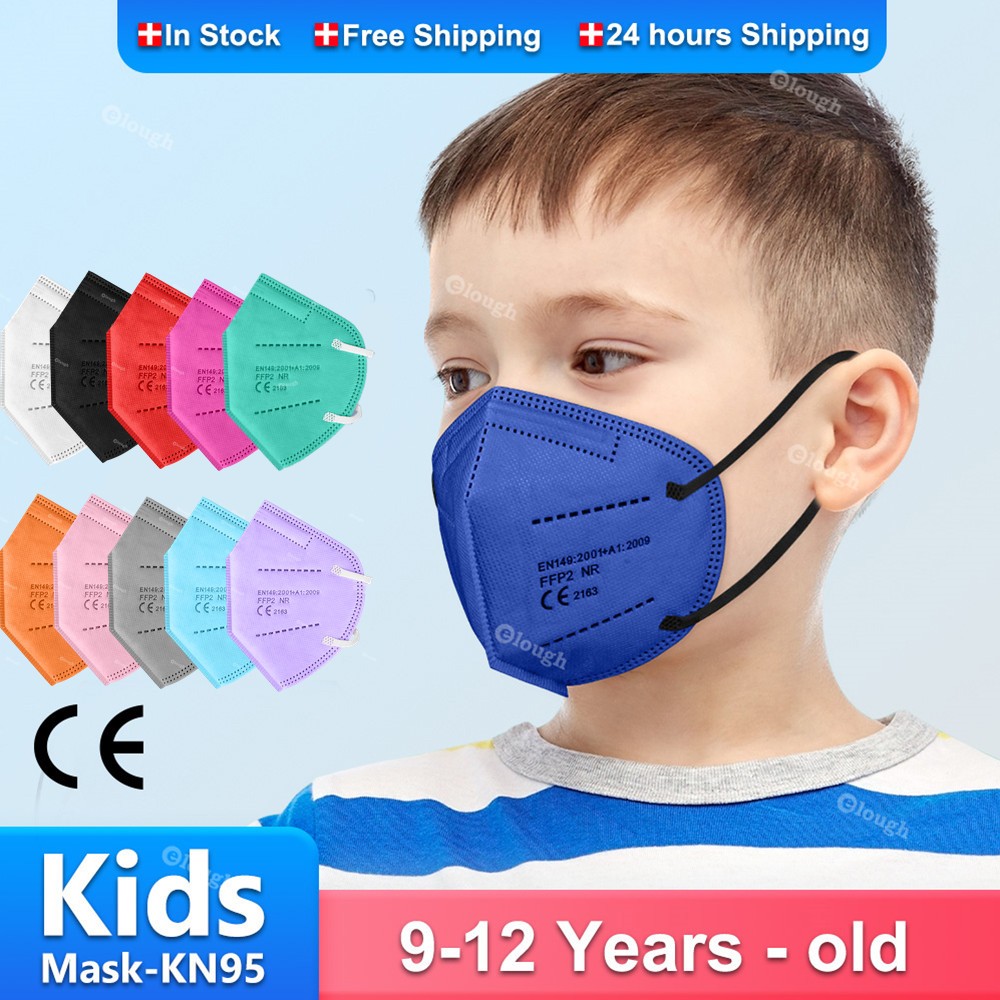 Mascarillas FPP2 Ninos Homologada 9-12 Years KN95 Children Masks FFP 2 5 Layers Mascarilla FFP2 Infantil ffp2mascarilla Kids