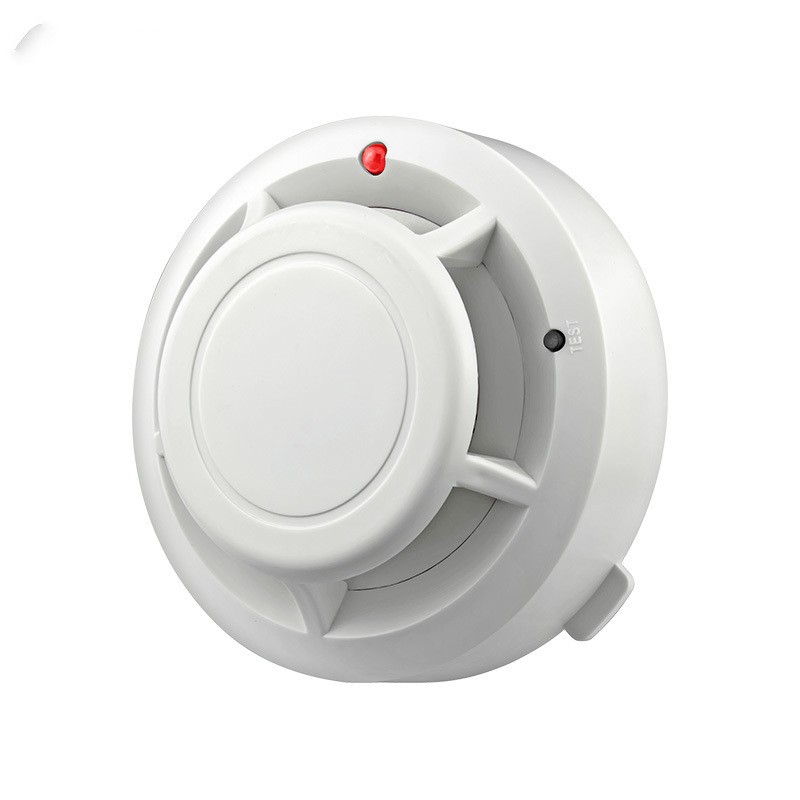 High sensitivity smoke detector wireless photoelectric smoke detector for home use fire alarm smoke alarm system