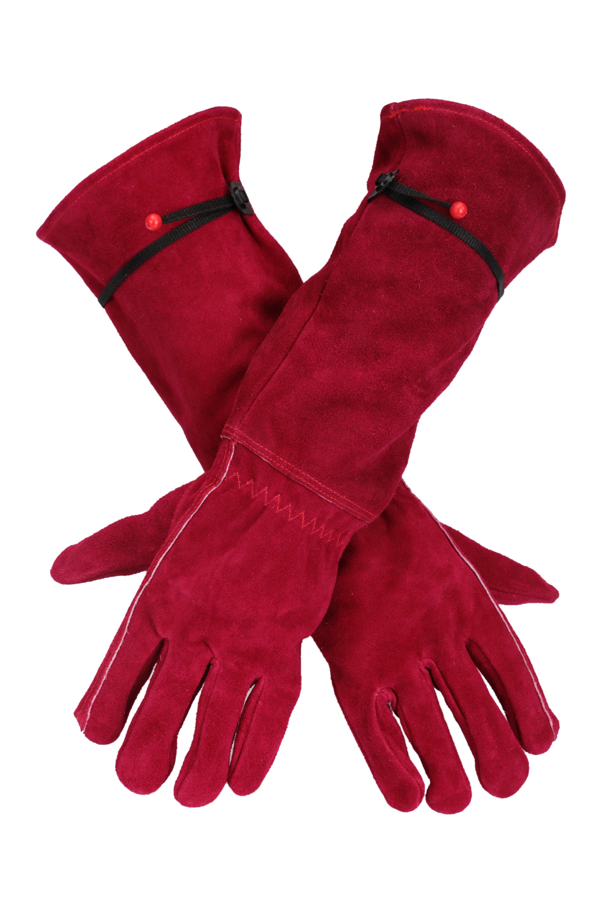 Kim Yuan Leather Welding Gloves, Heat and Fire Resistant, Ideal for Gardening, Tig Welding, Beekeeping, Barbecue