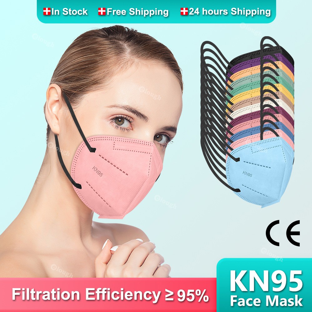 KN95 Mask FFP2 Adult Mask Multicolor New KN95 Mascarillas FPP2 homology ada disposable face protection mask mondkapjes