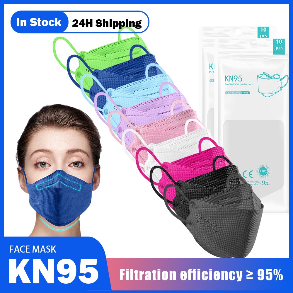 Mascarias FPP2 FFP2 Homolucada Spain CE Certificate FFPP2 KN95 Masks Adult 4 Layer Fish ffp2 FFP2 Respirator Mask FFP 2 Mask