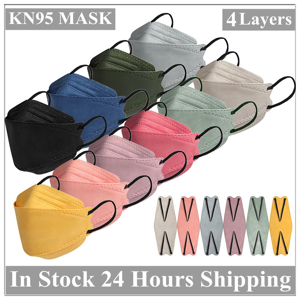 4 Layers Reusable Korean KN95 Masks Black Mascherine FFP2 CE Certificate Mascarillas FPP2 Protective Adult Face Mask ffp2fan