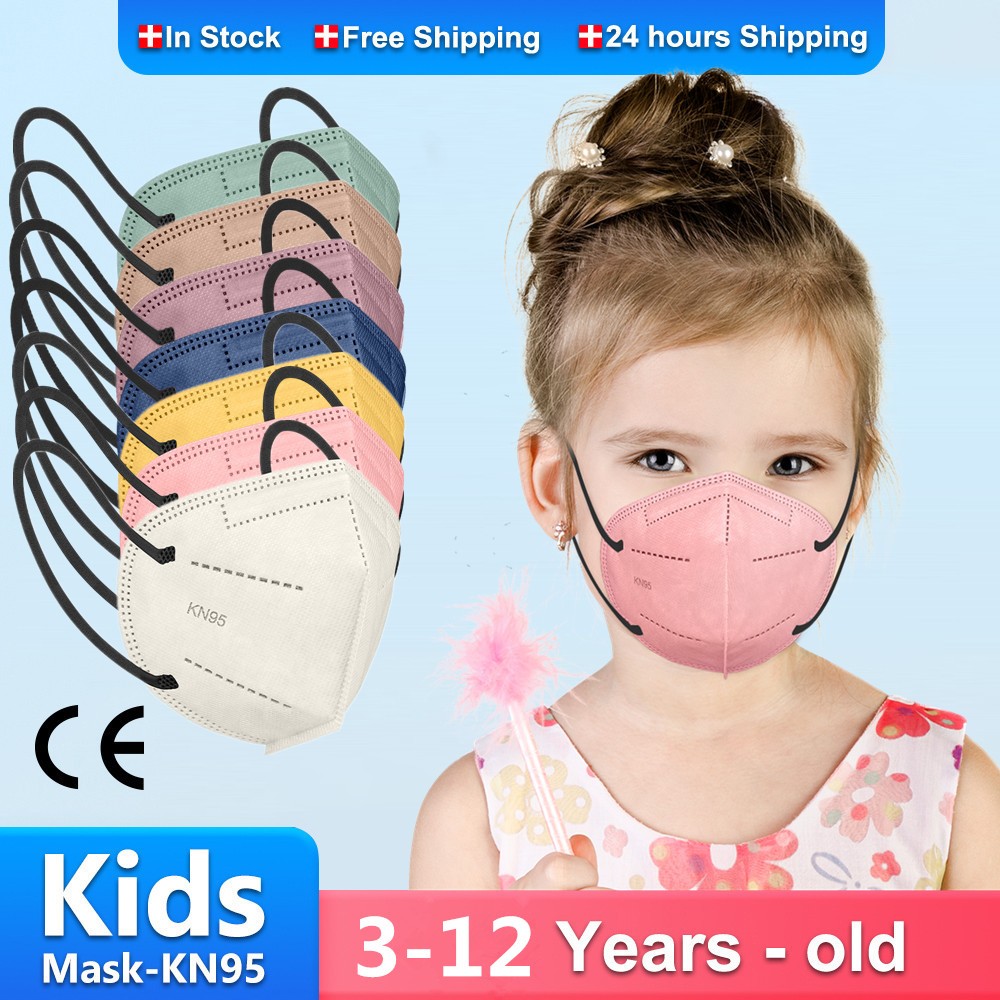 Morandi KN95 Baby Mask FFP2 Mascarillas FPP2 Certified Baby Health Protection Face Mask CE masque enfant ffp2fan niños FP2