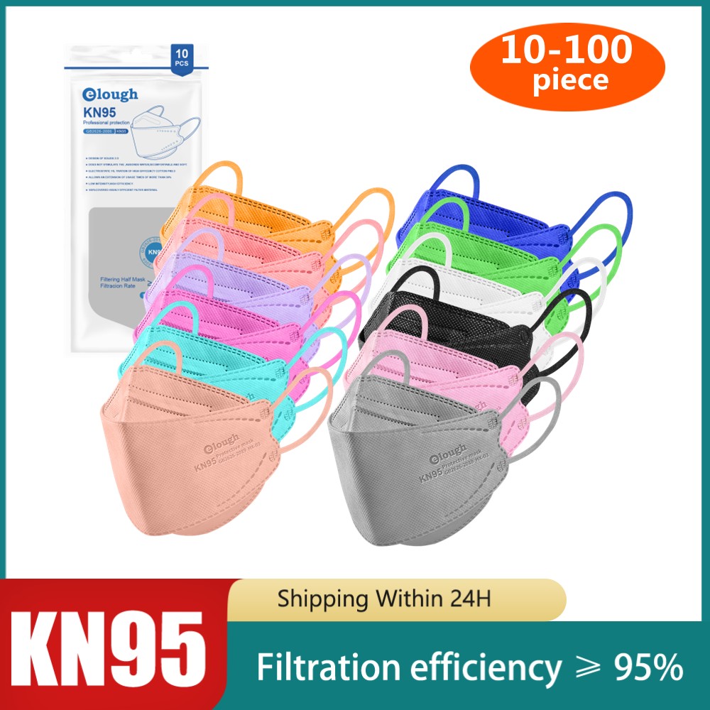 Mascarillas KN95 Mask for Adult FFP2 Certification Mascarilla ffp2mascherine FPP2 Korean KN95 Masks 4 Ply Reusable маска FFPP2