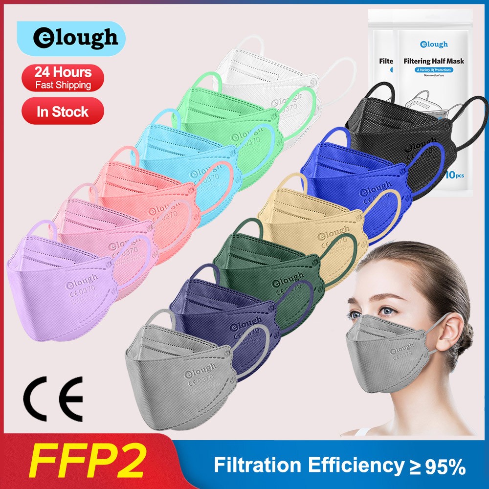 Colorful Reusable Masks FFP2 Mascarillas Maske FPP2 Approved KN95 Colored Masks Health Security Protection Mask ffp2masque noir mask