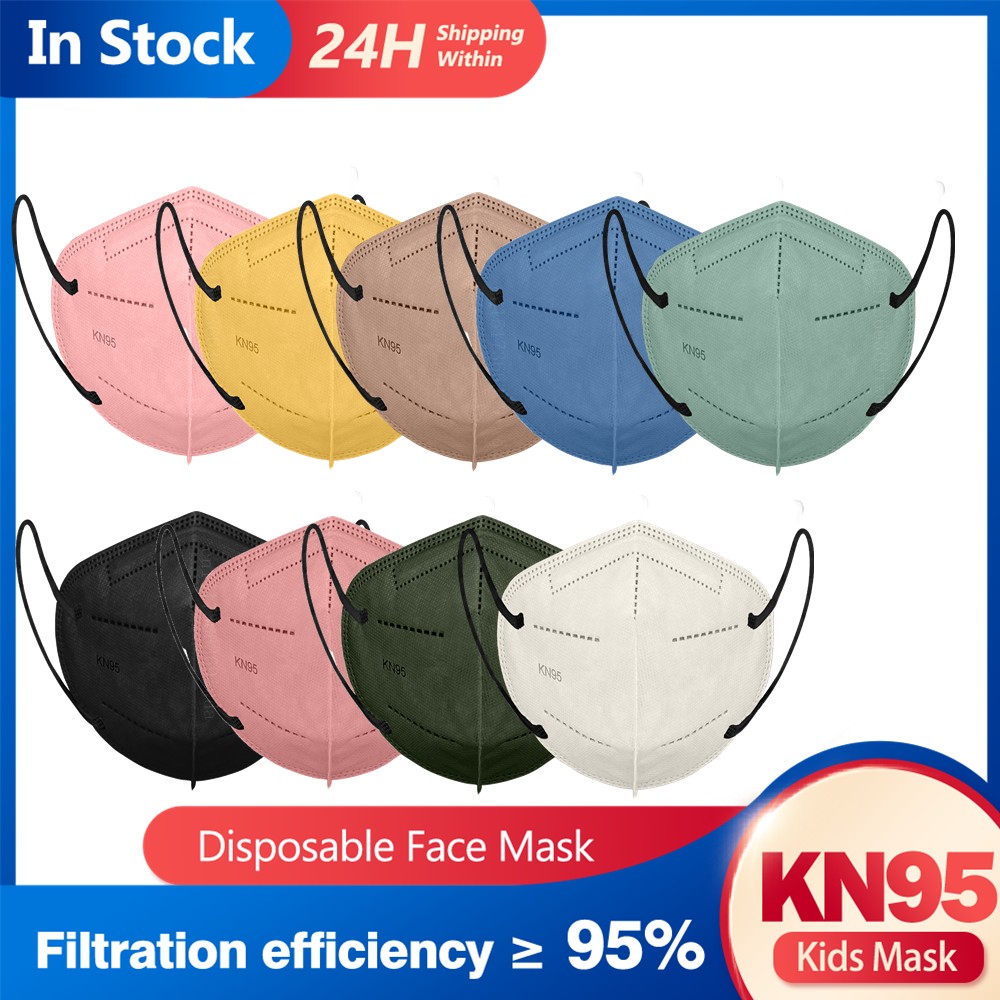 KN95 Masks Morandi Color Mascarillas FPP2 10-100pcs 5 Layers Mascherine FFP2 Adult ffp2fan Black FP2 Approved Mask FFPP2 Europe