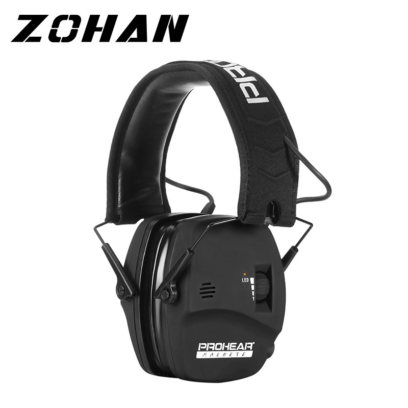 ZOHAN - Electronic Shooting Earmuffs, Ear Protection, Noise Reduction, Sound Amplification, Professional Hunting Defender NRR22