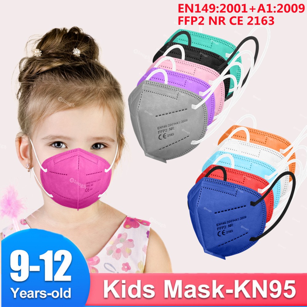 9-12 Years Baby Face Mask FFP2 Ninos Mascarillas FPP2 homology ada Mascarilla KN95 Masks ffp2mascherina FFPP2 Bambini