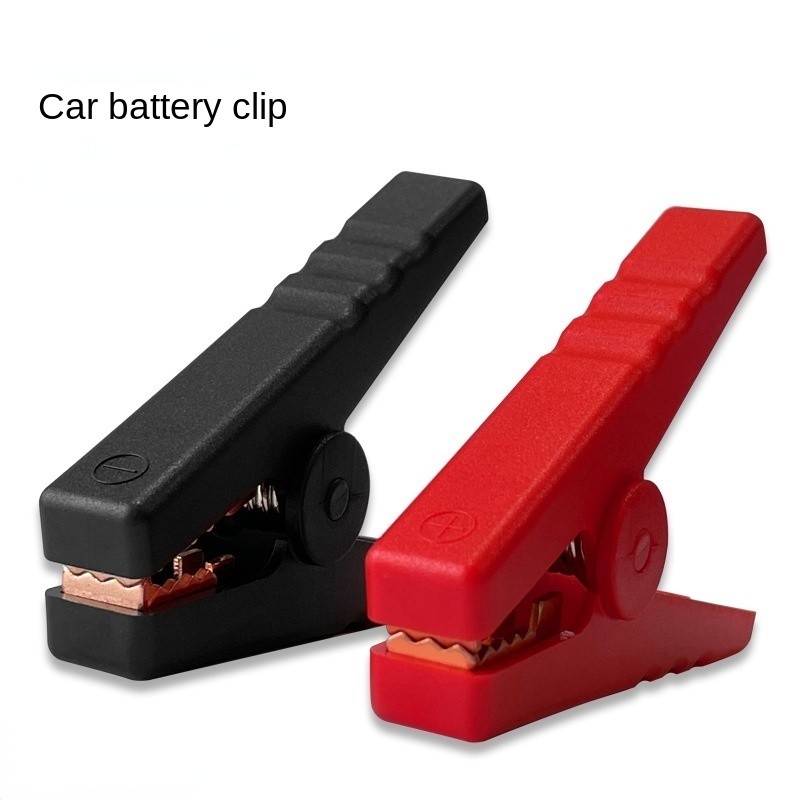 2pcs/lot 100A Electric Alligator Alligator Car Battery Micro Insulated Clips Clamps Connector 90mm For Electrical Project