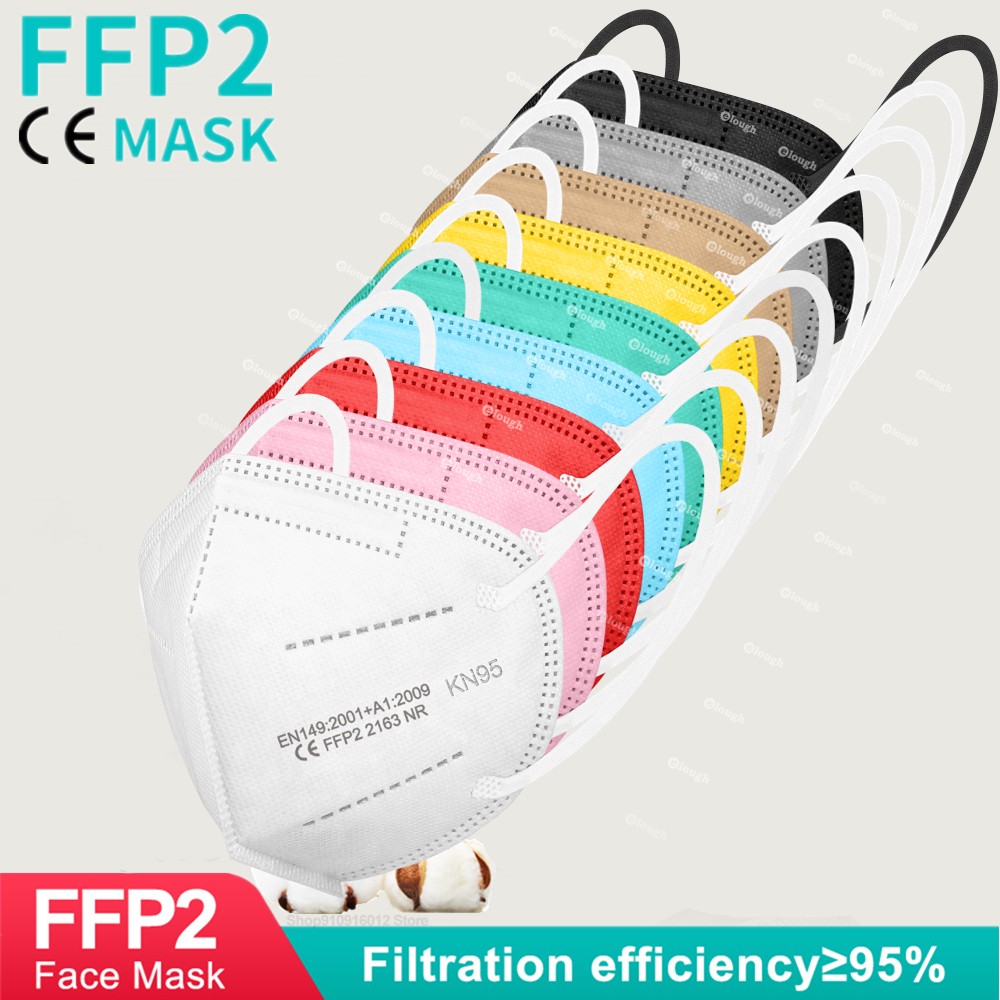 5 Layer Masks KN95 Mask ffp2mascarillas FFP2 Homeopathic Face Mask FPP2 Mouth Mask Protection Mascara Face FFP3 Mask CE Adult