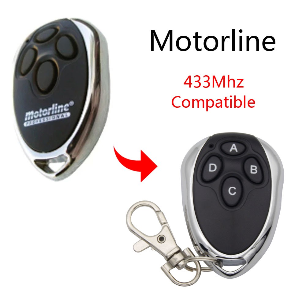 Motor Line MX4SP RCM DSM 433.92mhz Garage Door Remote Control for Motor Line Handsender Gate Door Opener 433MHz