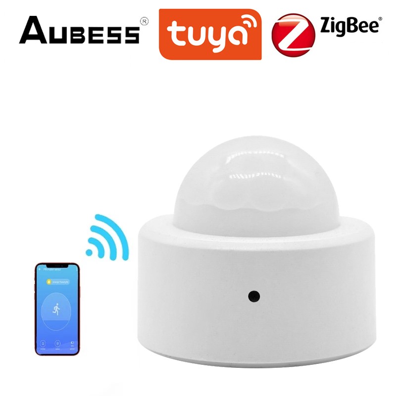 ZigBee PIR Wireless Motion Sensor Infrared Security Detector Burglar Alarm Sensor Tuya Smart Life APP Control Use With Gateway