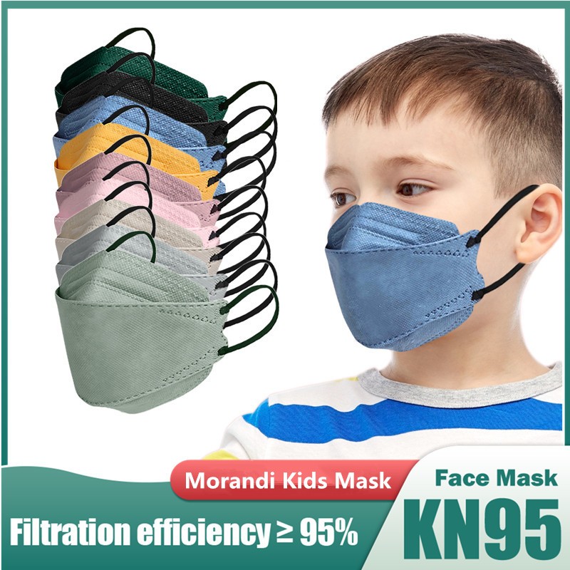 Morandi mascarillas fpp2 niños KN95 kids mask 4-12 years old kids ffp2 mascarillas face mask 4 ply kids mask ffp2masque enfant niños mask