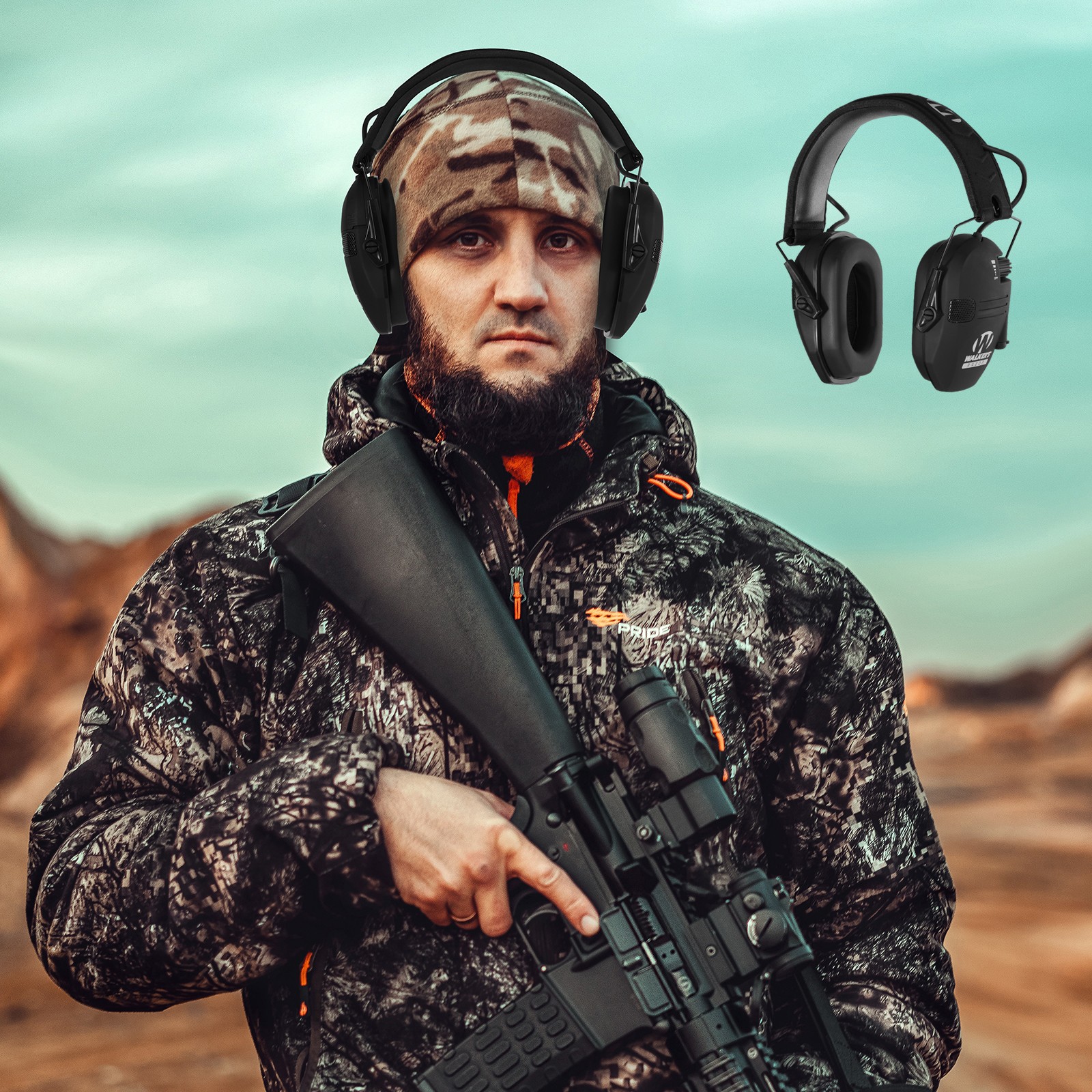 Tactical Headset Hearing Protection Earplugs 23dB Muffs Earmuffs Military Shooting Ear Protectors Hunting Noise Reduction Soundproof