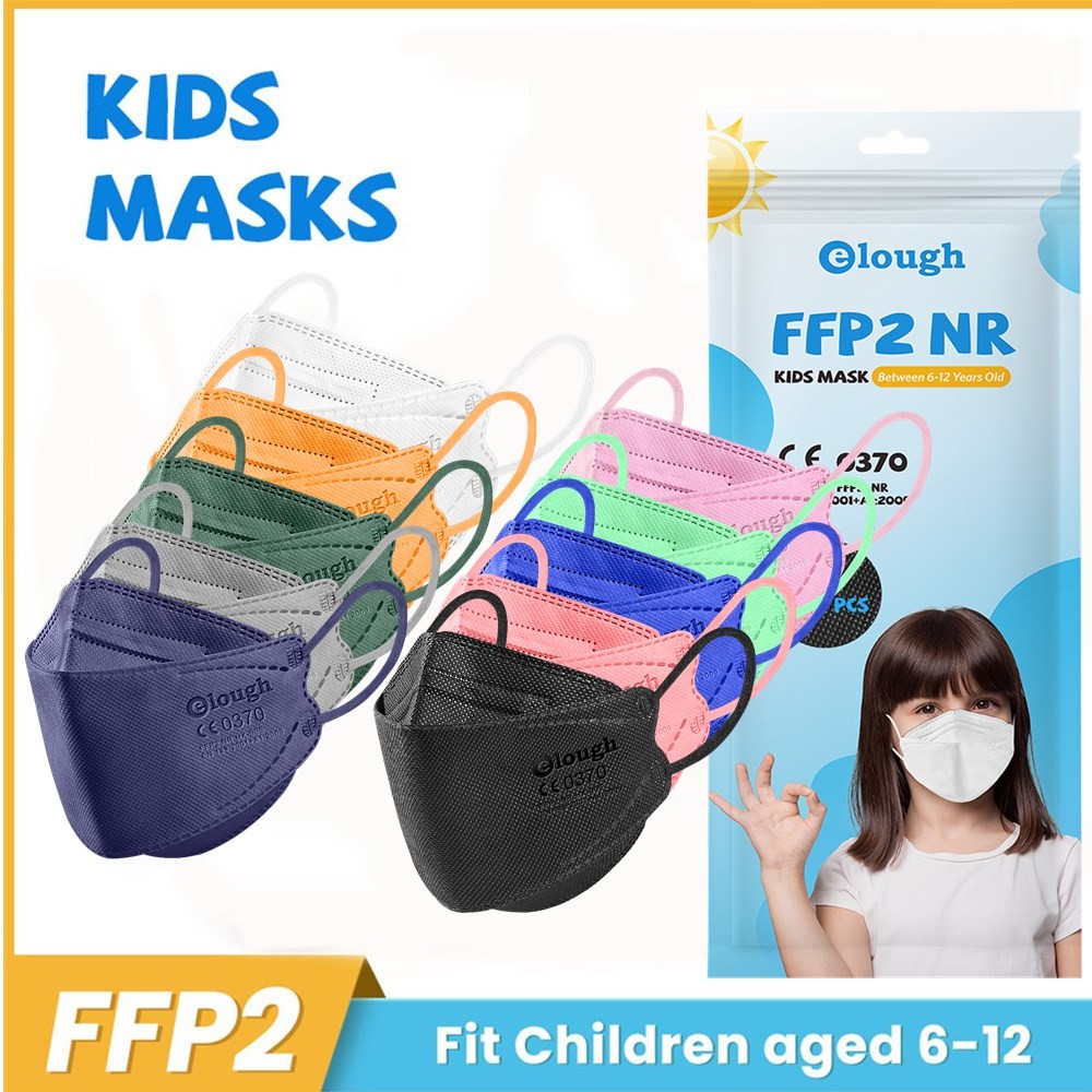 Mascarilla FFP2 Infantil Kn95 Masks for Children FPP2 6 to 12 years old ffp2fan Mask for children fp2 Mascarilla homology ada ffp2 niños ffp 2