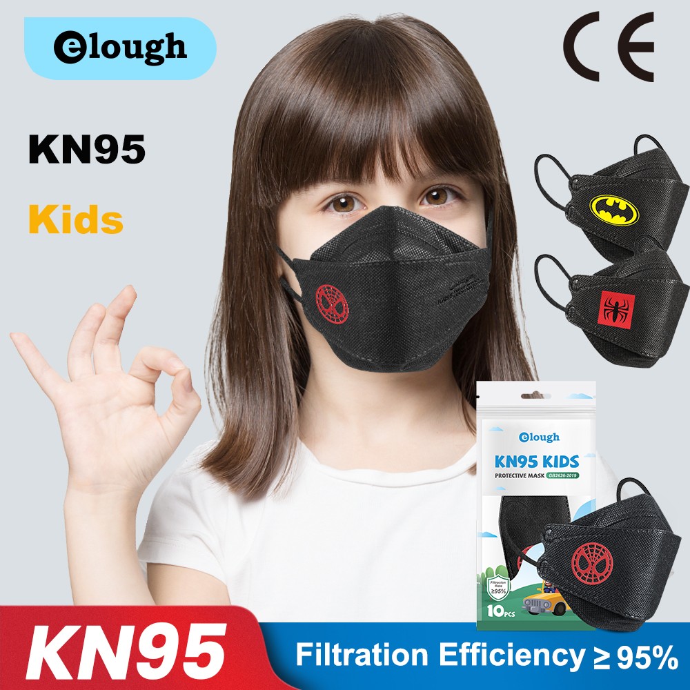 kids masks ffp2 kn95 mascarillas fpp2 niños negra mascaras infantil descartafil ffp2 black mask kids approved kn95