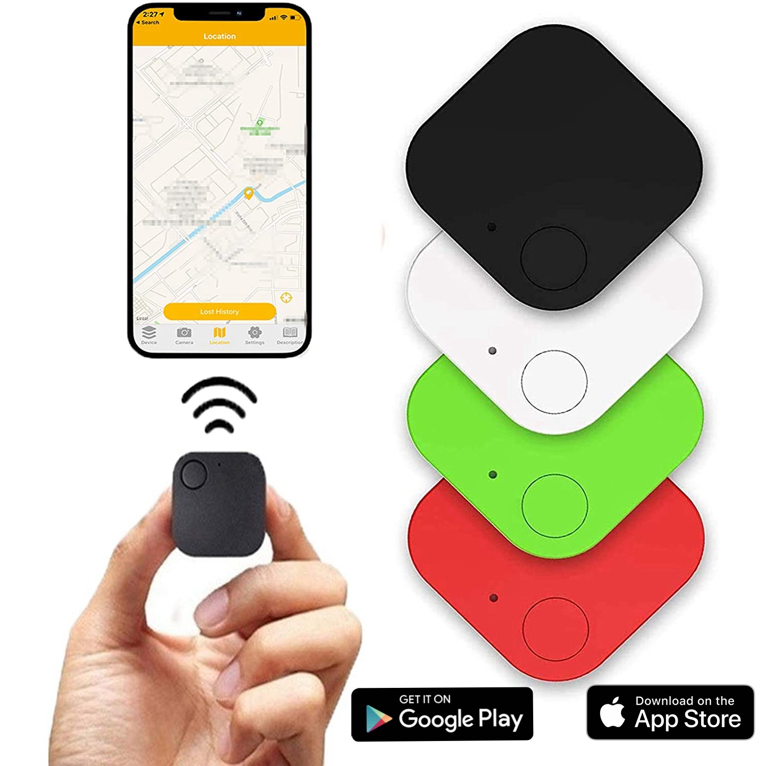 Mini Tracker Tracking Air Tag Key Finder Baby Pet Tracker Smart Location Tracker Bluetooth Car Pet Vehicle Lost Tracker