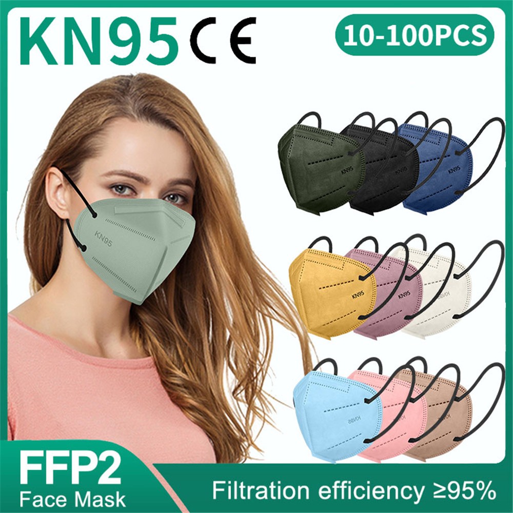 Morandi قابلة لإعادة الاستخدام KN95 قناع وجه واقي تنفس FPP2 Mascarillas FFP2 Homologadas FFP2MASK CE الأسود FFPP2 أقنعة FP2 FFP3