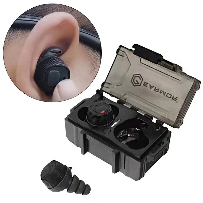 EARMOR M20 Tactical Electronic Earplug Noise Reduction Earpiece for Training Shooting/Law Enforcement High Noise Environments