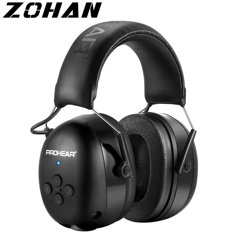 Zohan Electronic 5.0 Headphones Bluetooth Earphones Hearing Protection Headphones Safety Music Charging Noise Reduction