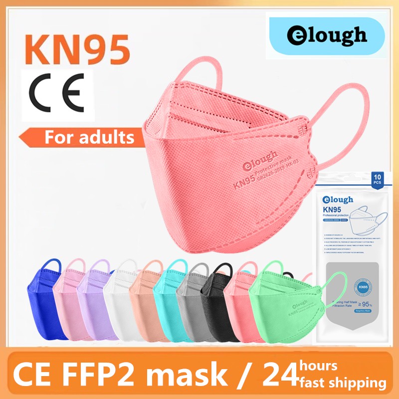 CE ffp2fan fish mask black FFP2 Mascarillas ffp2 mascarillas CE KN95 approved masks health colors ffp2 reusable fish mask