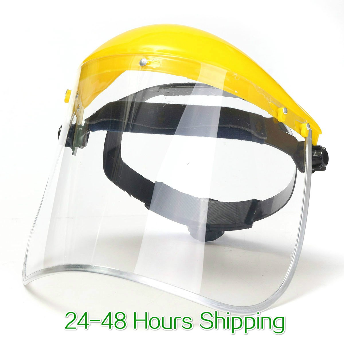 Transparent PVC Face Protector 33x20.3cm Face Protectors Head Protectors Eye Mask Dustproof