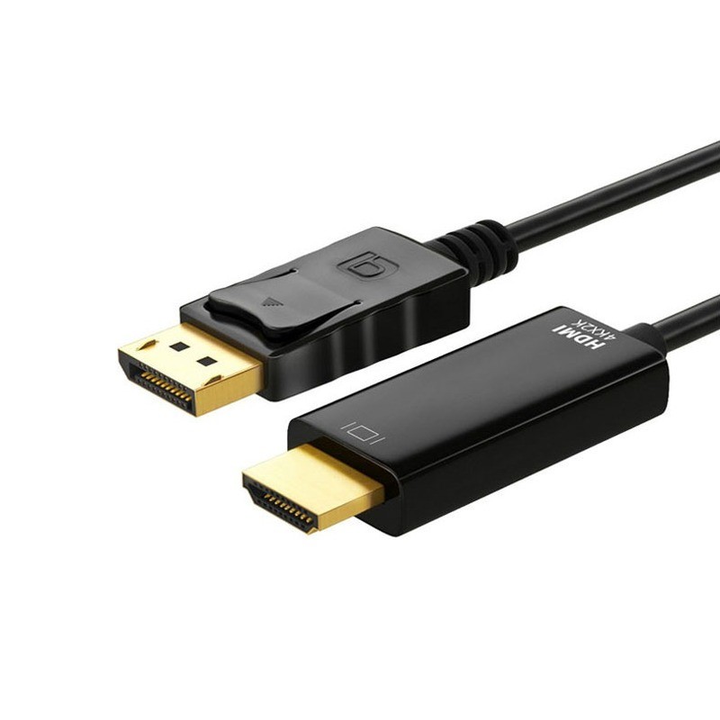 DisplayPort to HDMI Compatible Cable 1.8m 1080P DisplayPort DP to HDMI Compatible Cable for Connecting Laptop to Projectors