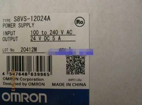 S8VS-12024A S8VS12024A New OMRON Switching Power Supply DONE SHIP#EXP