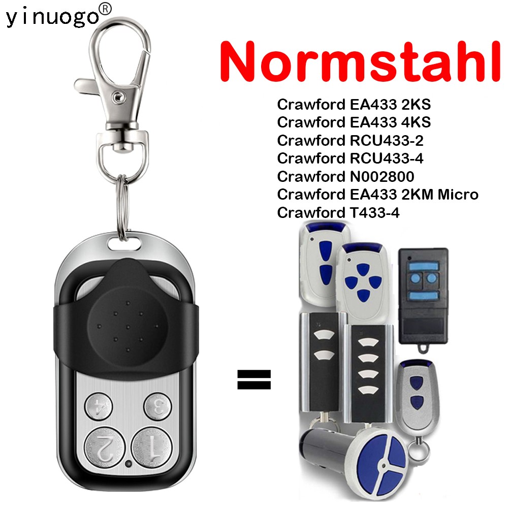 Rotary Code Remote Control 433.92MHz Yumstahl Crawford EA433 2KS Crawford EA433 4KS Garage Door Opener Remote Control