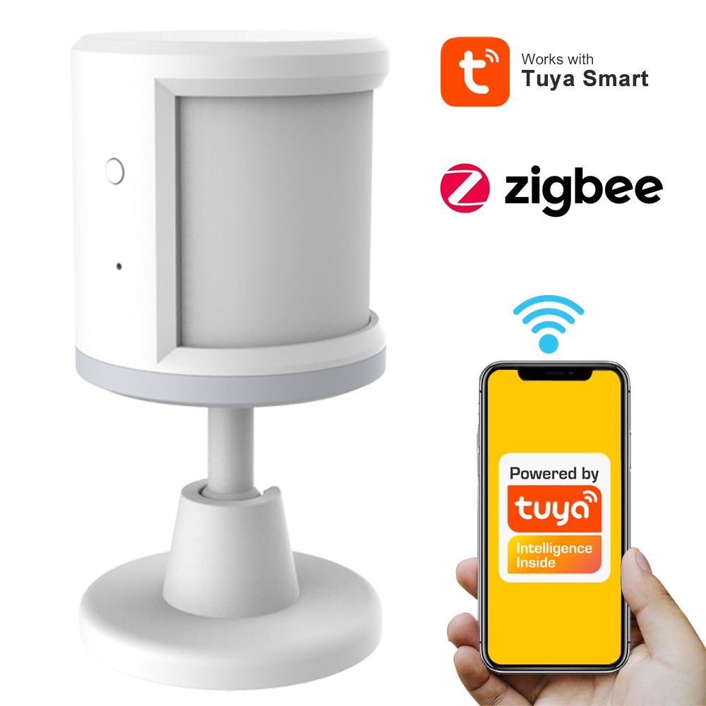 Tuya human body smart sensor body induction movement motion sensor connection zigbee work with smartlife app security system