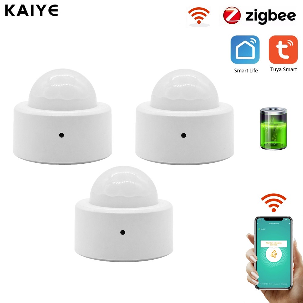 Tuya Smart ZigBee PIR Human Body Motion Sensor Wireless Infrared Detector Security Burglar Home Alarm Compatible Smart Life APP