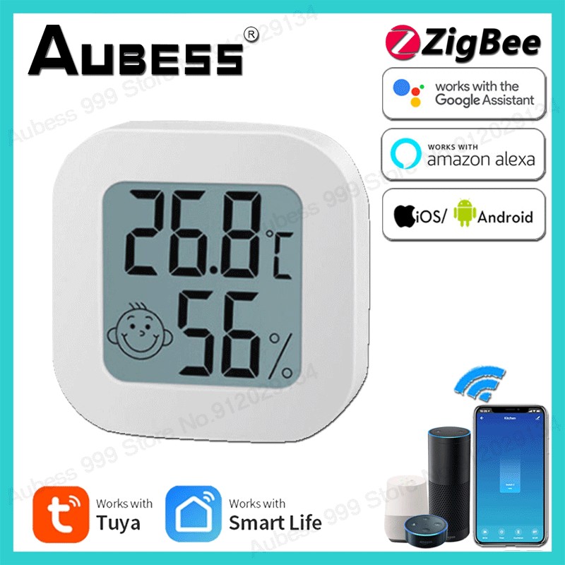 ZigBee Indoor Thermometer LCD Digital Temperature Room Humidity Sensor Gauge Hygrometer Indoor Thermometer Temperature New