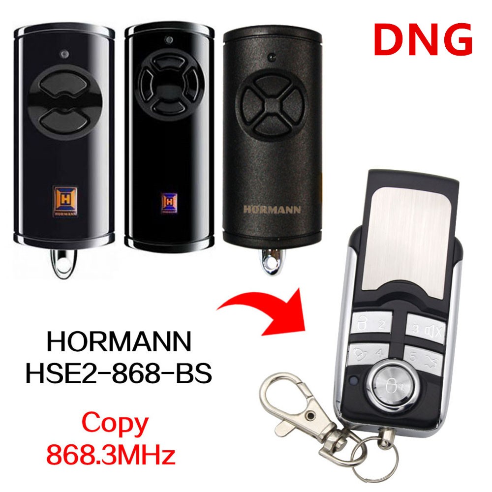 Hormann HSE5 HSE4 HSE2 HSE 868 BS Remote Control Hormann HS HSS HSD HSP HSE 1 2 4 5 BS 868MHz Remote Garage Gate 868MHz