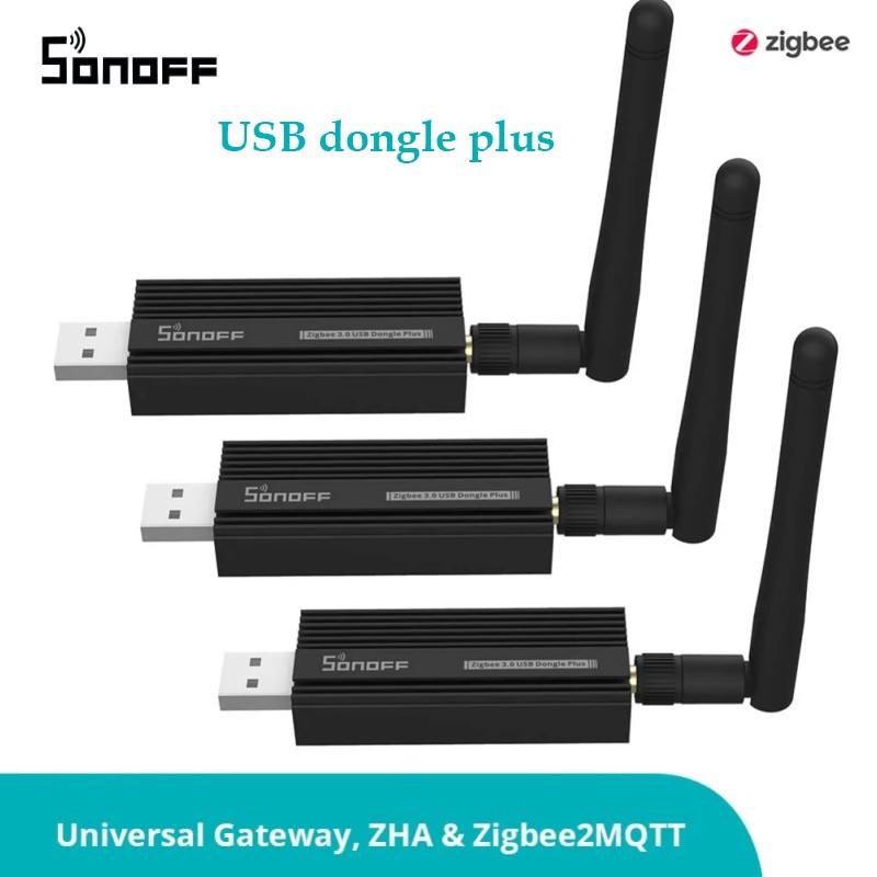 2022 SONOFF زيجبي 3.0 USB دونغل زائد العالمي زيجبي USB عصا بوابة ZB دونغل-P المتكاملة الرئيسية مساعد عبر ZHA